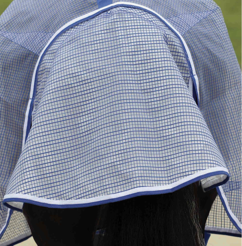 Weatherbeeta Comfitec Ripshield Plus Wwith Ultra Belly Strap Combo Neck White/Blue-4